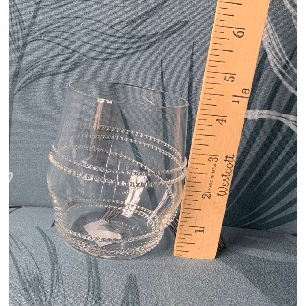 NEW Juliska Chloe Stemless WINE Glasses SET of 3 REPLACEMENT - Picture 6 of 6